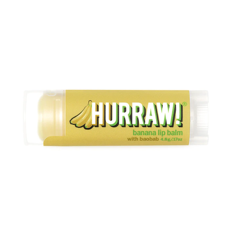 Бальзам для губ Hurraw! (Banana Lip Balm), 4.8 г  851228005250 фото