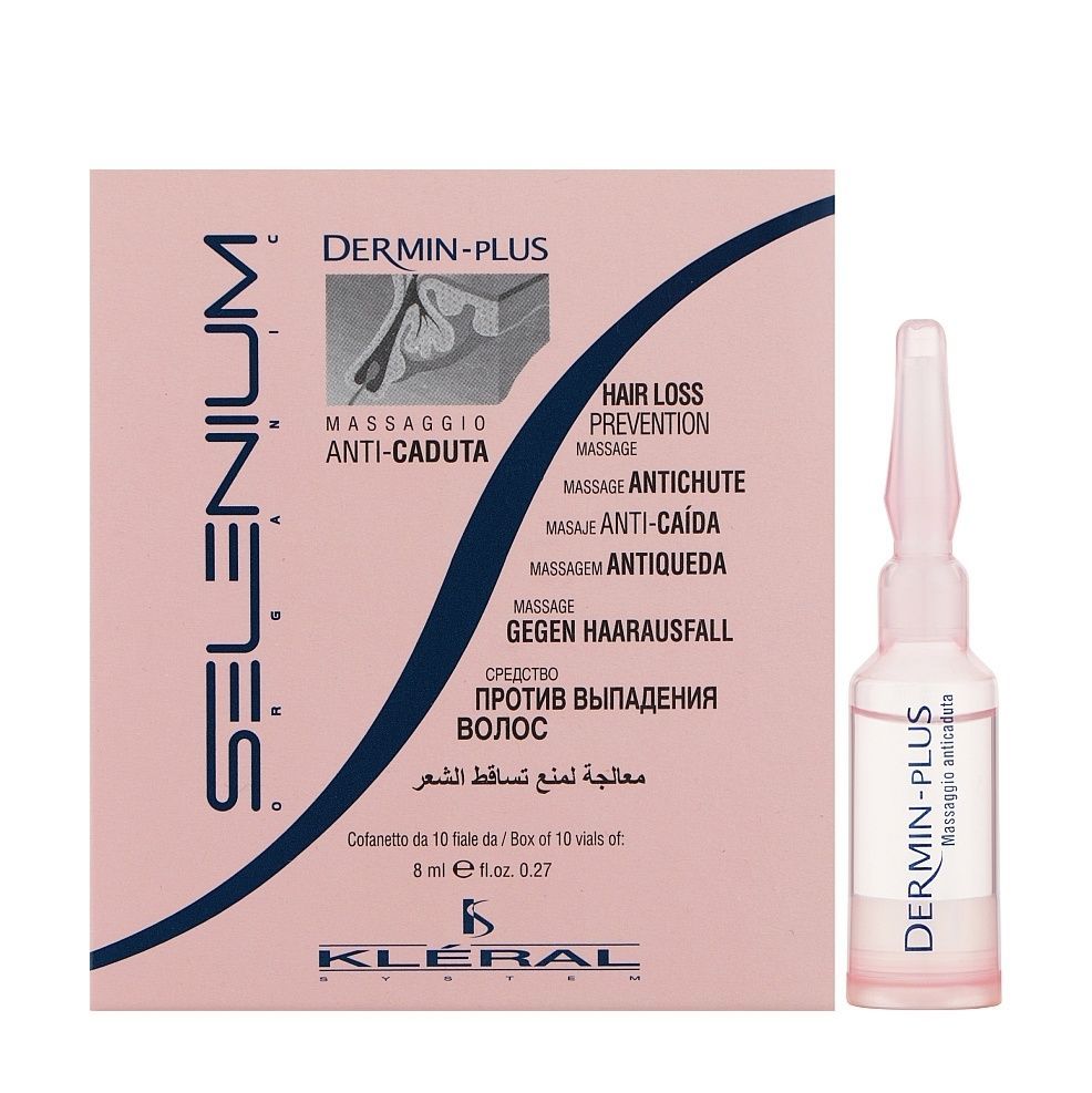 Kleral Selenium Dermin Plus Ampoule (Ампули проти випадіння волосся), 8 мл 8025971002916 фото
