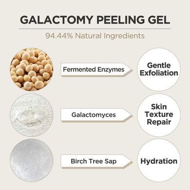 Manyo Galactomy Peeling Gel (Пілінг-скатка з галактомісісом), 75 мл 8809730951499 фото