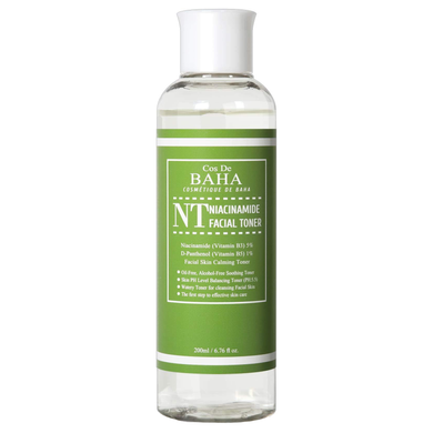 Cos De Baha NT Niacinamide Toner (Тонер для проблемної шкіри з ніацинамідом), 200 мл 8809240318188 фото