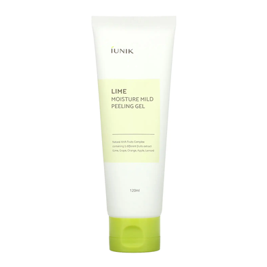 Пілінг скатка Iunik (Lime Moisture Mild Peeling Gel), 120 мл  8809429955852 фото