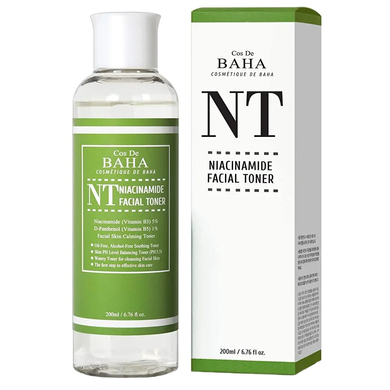 Cos De Baha NT Niacinamide Toner (Тонер для проблемної шкіри з ніацинамідом), 200 мл 8809240318188 фото