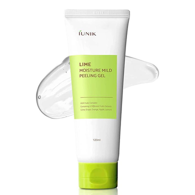 Пілінг скатка Iunik (Lime Moisture Mild Peeling Gel), 120 мл  8809429955852 фото