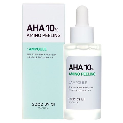 Some By Mi AHA 10% Amino Peeling Ampoule (Пілінг-сироватка з AHA-кислотою та амінокислотами), 35 г 8809647391708 фото