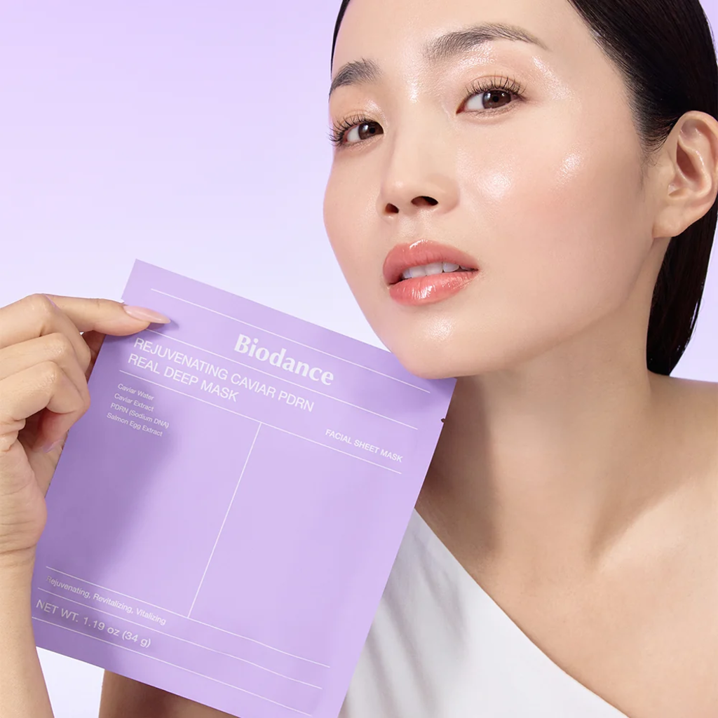 Biodance Rejuvenating Caviar PDRN Real Deep Mask (Омолоджуюча маска з ікрою та PDRN), 34 г 8809891184606 фото
