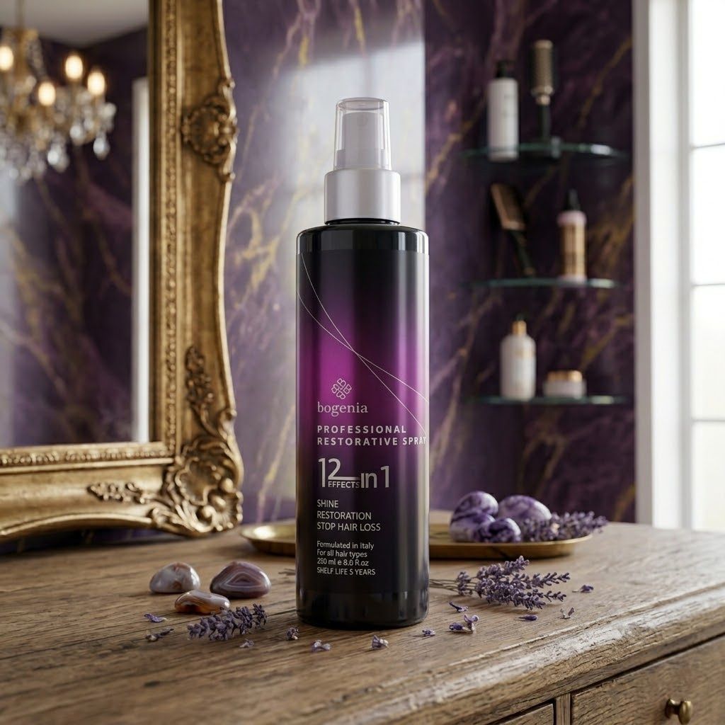 Bogenia Professional Restorative Spray 12in1 (Професійний відновлюючий спрей для волосся 12в1), 250 мл 4820249558225 фото