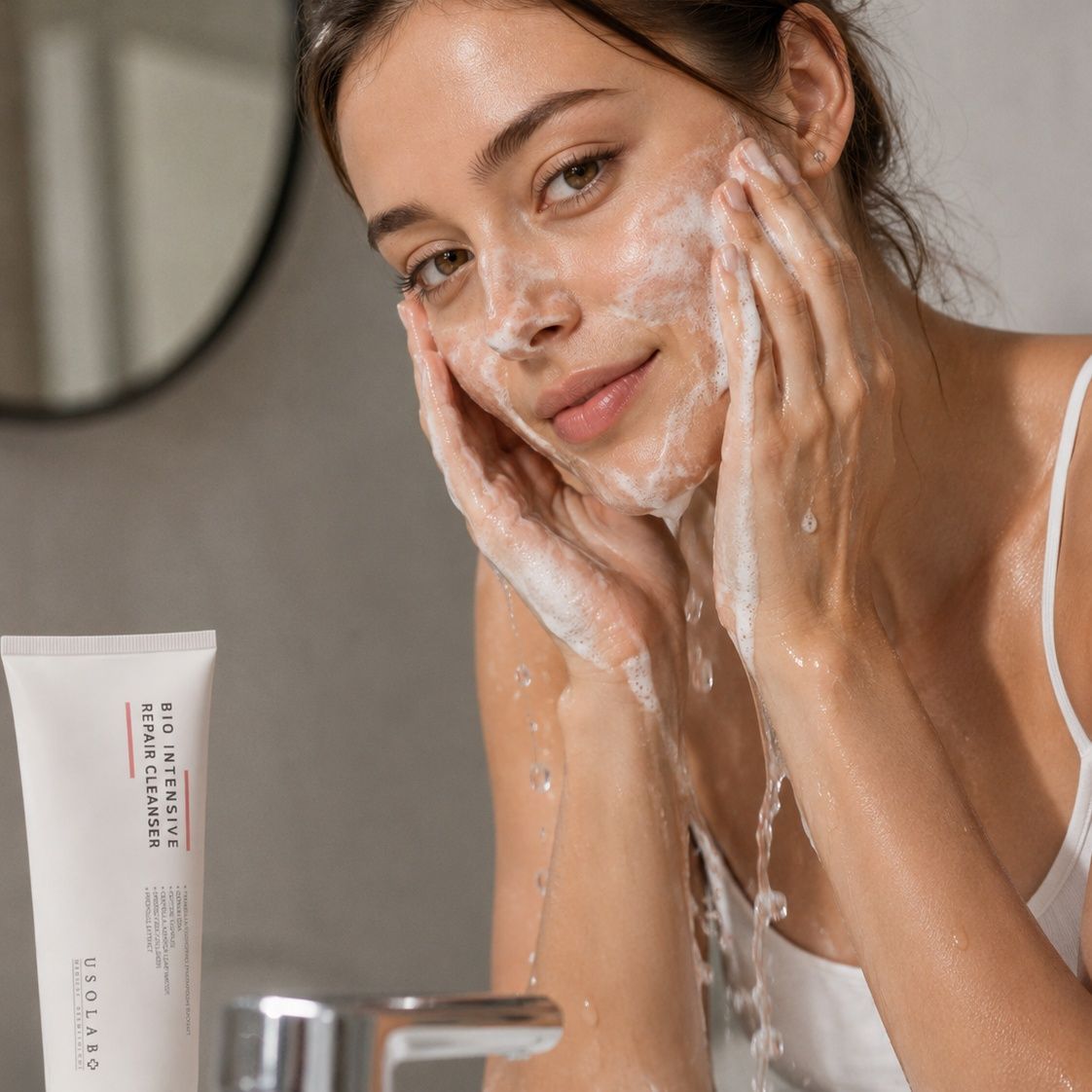 Usolab Bio Intensive Repair Cleanser (Омолоджуючий та регенеруючий гель для вмивання), 120 мл 8809801696489 фото