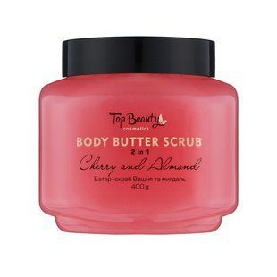 Top Beauty Body Butter Scrub (Батер-скраб для тіла 2 в 1 вишня та мигдаль), 400 г 2000002700074 фото