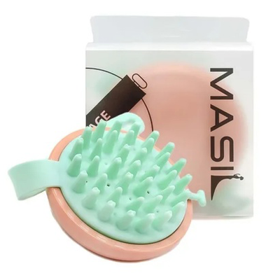 Masil Head Cleaning Massage Brush (Силіконовий масажер для шкіри голови), 1 шт 8809744060385 фото