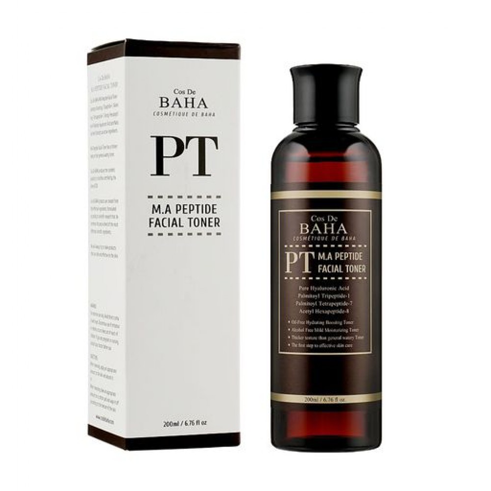 Cos De Baha M.A Peptide Facial Toner (Пептидний тонер), 200 мл 8809240317877 фото