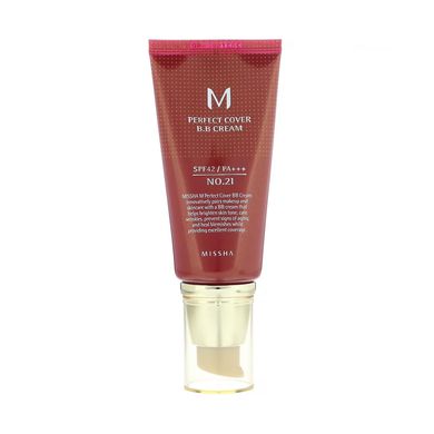 Missha Perfect Cover BB Cream №21 SPF42/PA++ (BB крем з ідеальним покриттям, 21 тон), 50 мл 8806333353729 фото