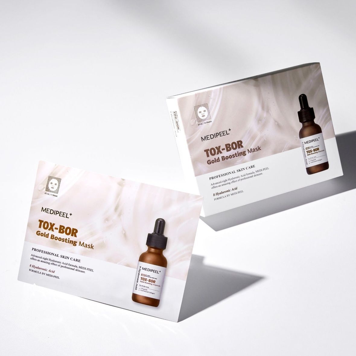 Medi-Peel Tox-Bor Gold Boosting Mask (Поживна маска для підвищення пружності шкіри), 25 мл 8809941822007 фото