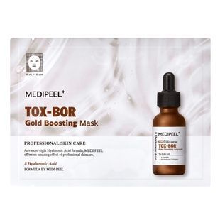 Medi-Peel Tox-Bor Gold Boosting Mask (Поживна маска для підвищення пружності шкіри), 25 мл 8809941822007 фото