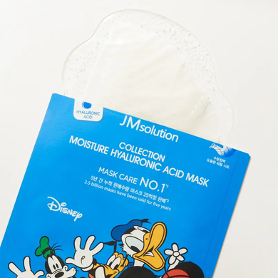 JMsolution Disney Collection Moisture Hyaluronic Acid Mask (Тканинна маска для обличчя з гіалуроновою кислотою), 30 мл 8809852545088 фото