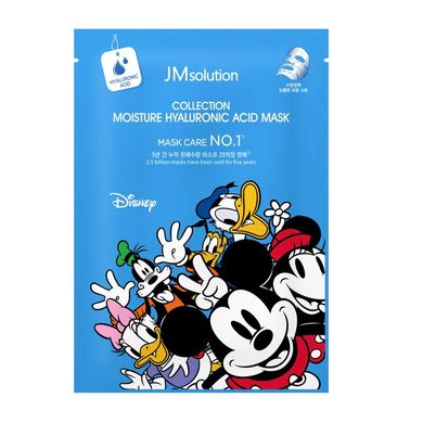 JMsolution Disney Collection Moisture Hyaluronic Acid Mask (Тканинна маска для обличчя з гіалуроновою кислотою), 30 мл 8809852545088 фото