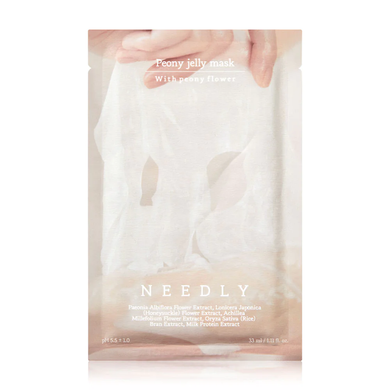 Needly Peony Jelly Mask (Освітлююча тканинна маска для обличчя), 33 мл 8809455421222 фото