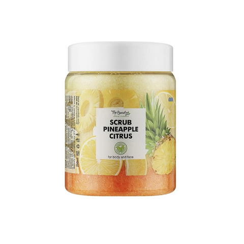 Top Beauty Scrub Pineapple Citrus (Скраб для тіла та обличчя з ароматом ананасу), 250 мл 2997110043684 фото