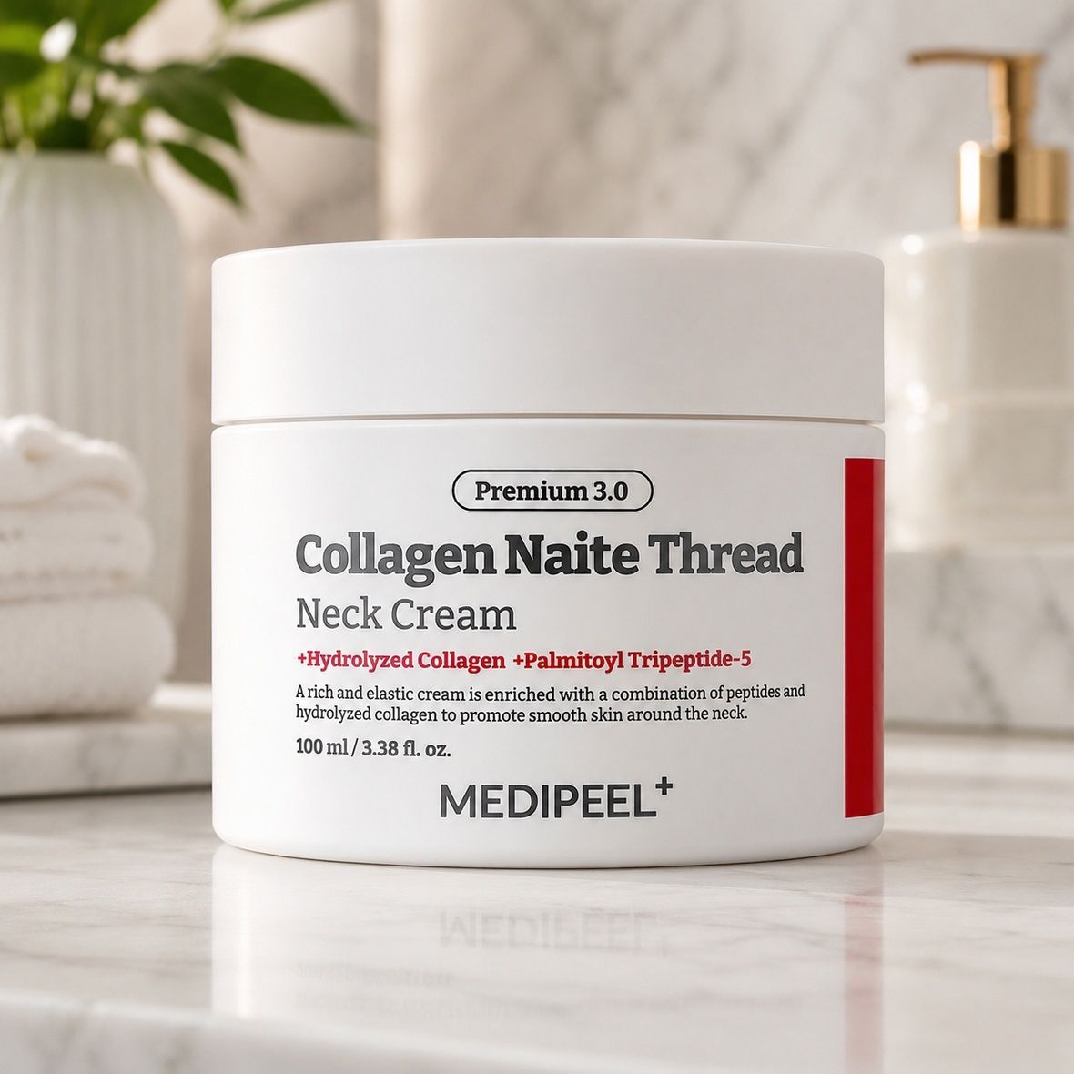 Medi-Peel Premium 3.0 Collagen Naite Thread Neck Cream (Крем для шиї з колагеном та пептидами), 100 мл 8809941825688 фото