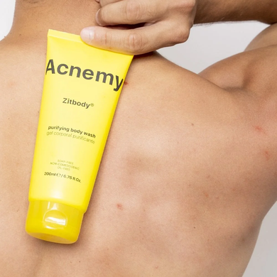 Acnemy Zitbody Clarifying Body Wash (Очищуючий засіб для тіла проти акне), 200 мл 8436585434244 фото