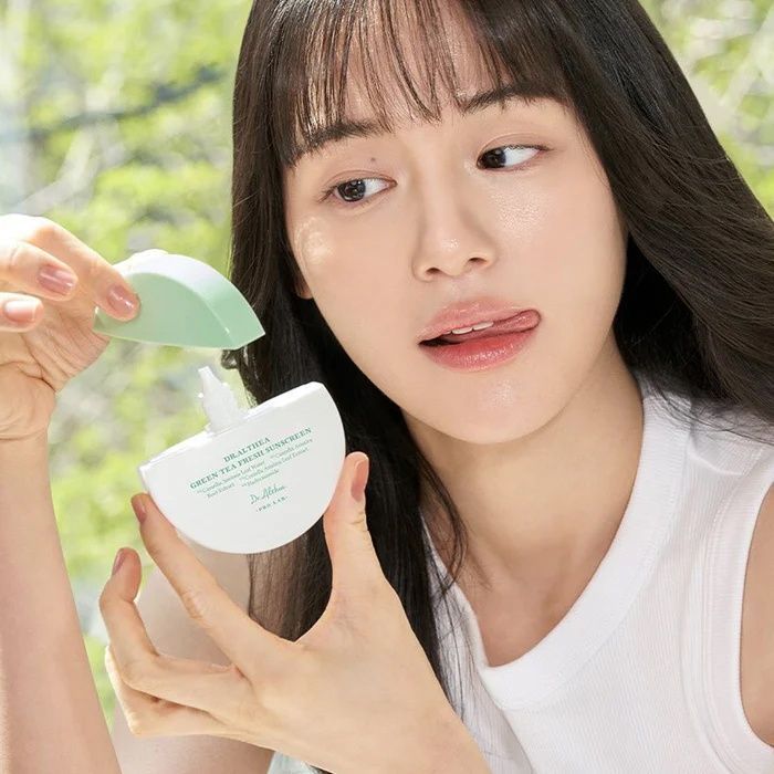 Dr.Althea Green Tea Fresh Sunscreen (Заспокійливий сонцезахисний крем), 45 мл 8809447255989 фото