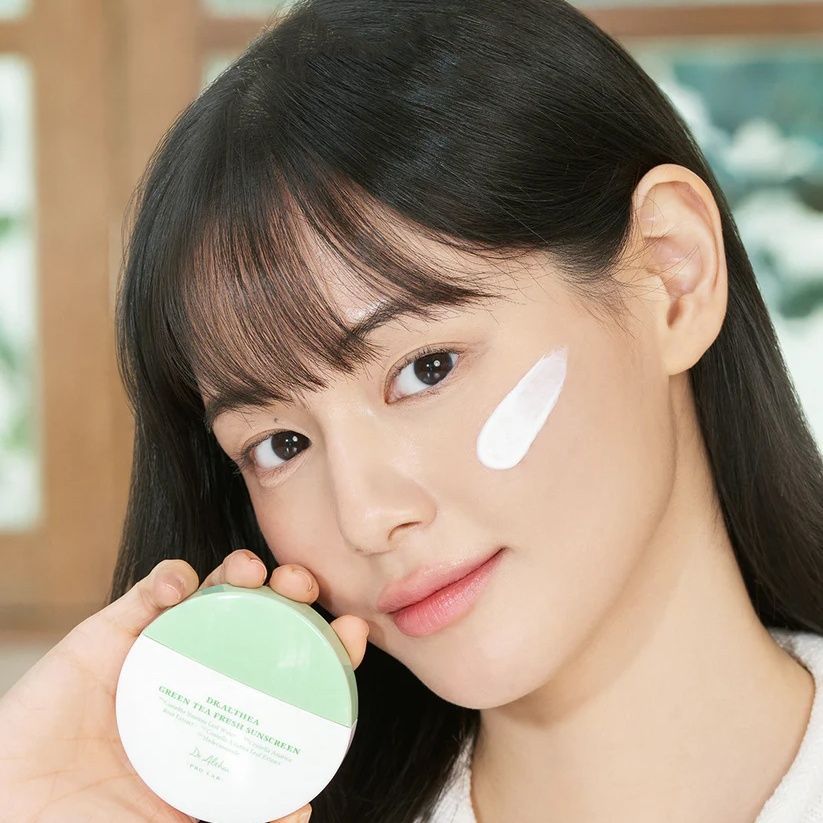 Dr.Althea Green Tea Fresh Sunscreen (Заспокійливий сонцезахисний крем), 45 мл 8809447255989 фото