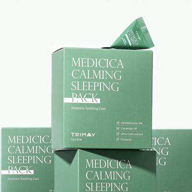 Trimay Medicica Calming Sleeping Pack (Заспокійлива нічна маска з центеллою), 3 мл 8809822540617 фото