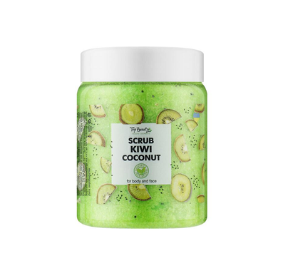 Top Beauty Kiwi Coconut Scrub (Скраб для тіла та обличчя з ароматом Ківі), 250 мл 2997110043738 фото