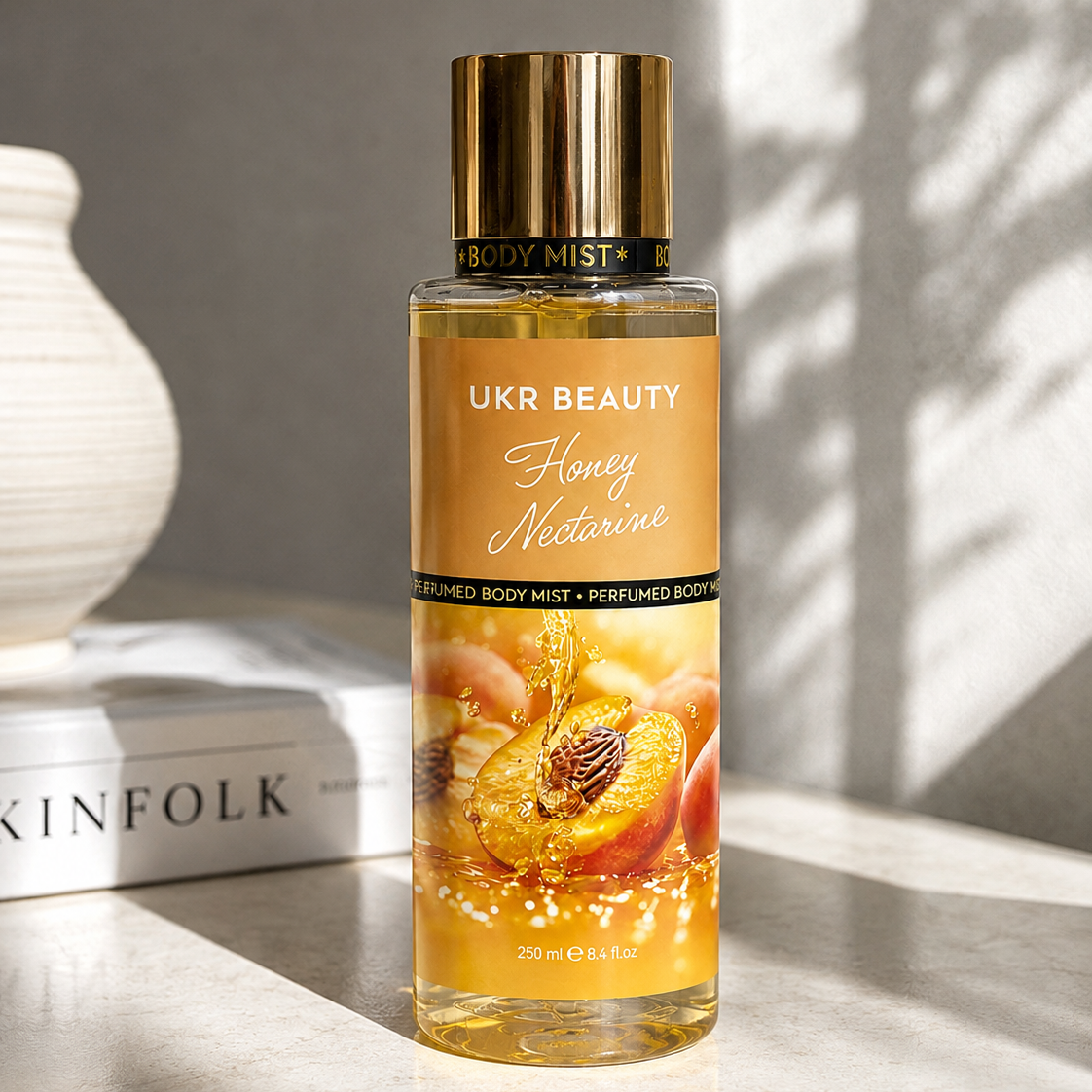 Ukr Beauty Honey Nectarine Perfumed Body Mist (Парфумований міст для тіла), 250 мл