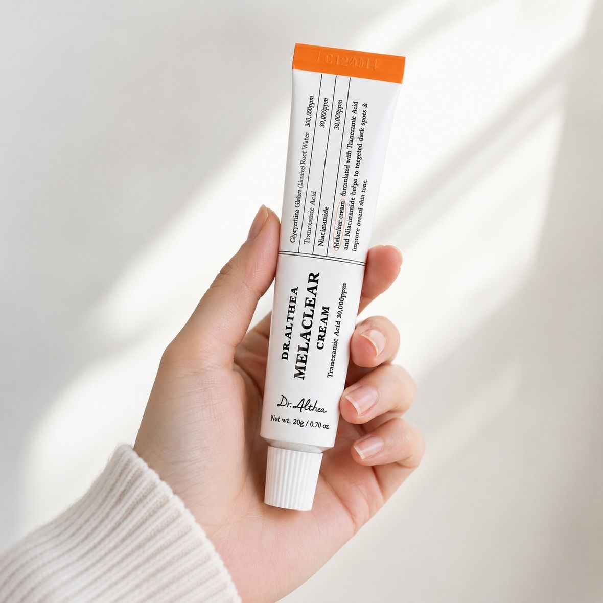 Dr.Althea Melaclear Cream (Крем для освітлення з ніацинамідом та транексамовою кислотою), 20 г 8809447257020 фото