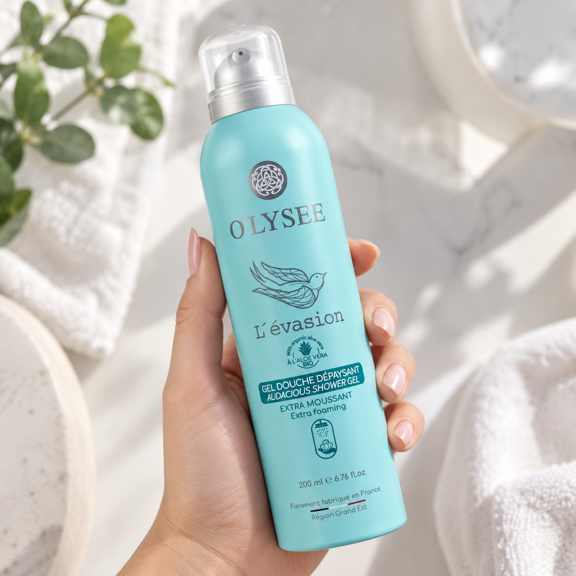 O'lysee Extra Foaming Shower Gel L&rsquo;&eacute;vasion (Очищуюча гель-піна для душу &laquo;Втеча&raquo;), 200 мл 3520710005968 фото