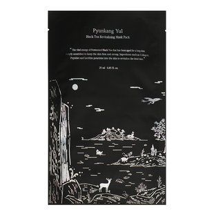 Pyunkang Yul Black Tea Revitalizing Mask Pack (Відновлююча тканинна маска), 25 мл 8809486681695 фото