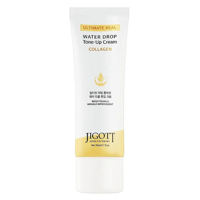 Крем для обличчя з колагеном Jigott (Ultimate Real Collagen Water Drop Tone Up Cream), 50 мл 8809541282256 фото