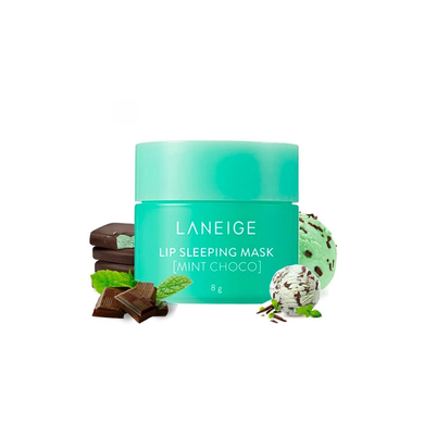 Нічна маска для губ з ароматом М'ята Шоклад Laneige (Lip Sleeping Mask Mint Choco), 8 мл 2000000007304 фото