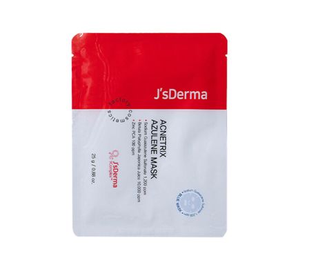 JsDerma Acnetrix Azulene Mask (Заспокійлива тканинна маска з азуленом), 25 г 8809099264957 фото