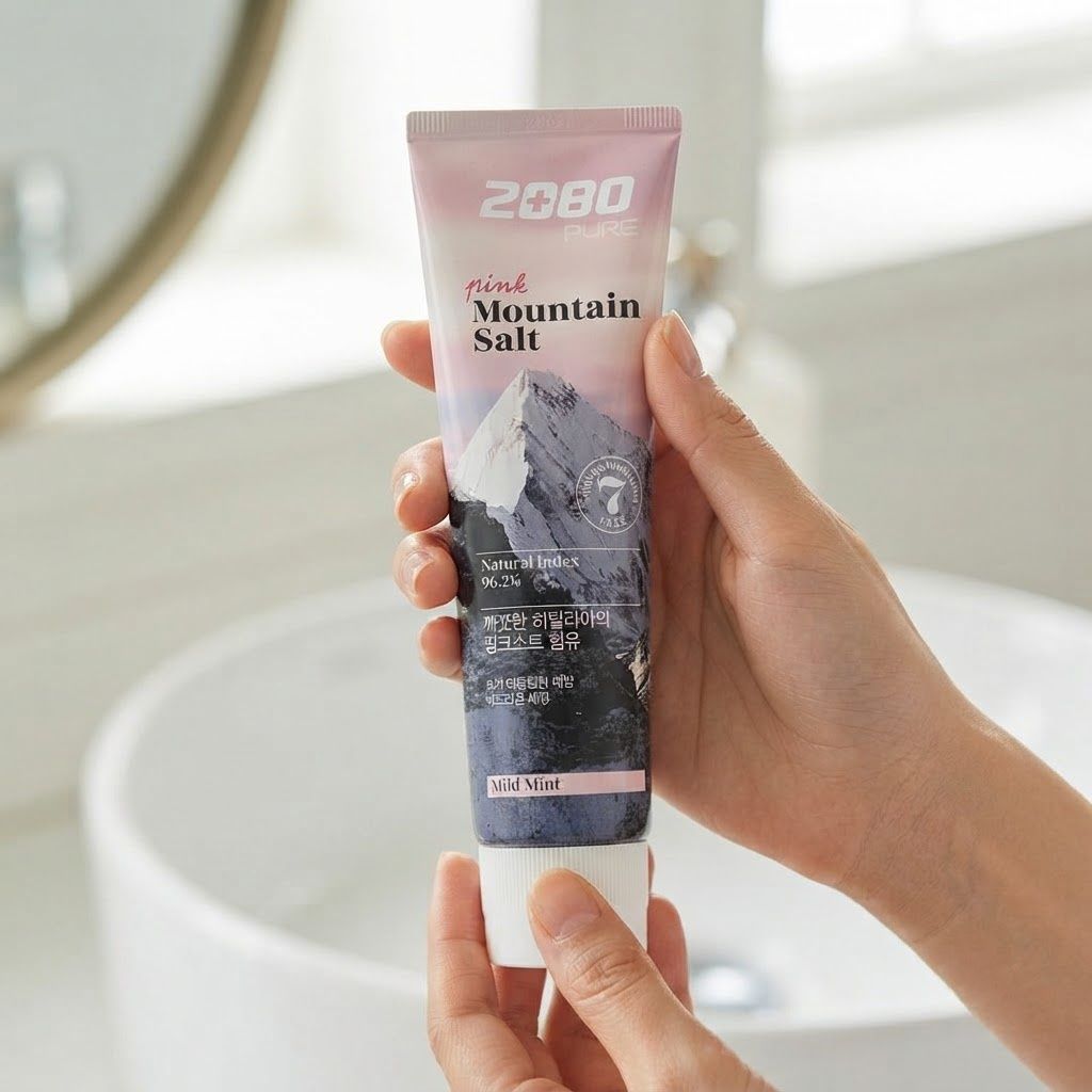 2080 Pink Mountain Salt Toothpaste (Зубна паста із гімалайською сіллю), 120 мл 8801046311486 фото