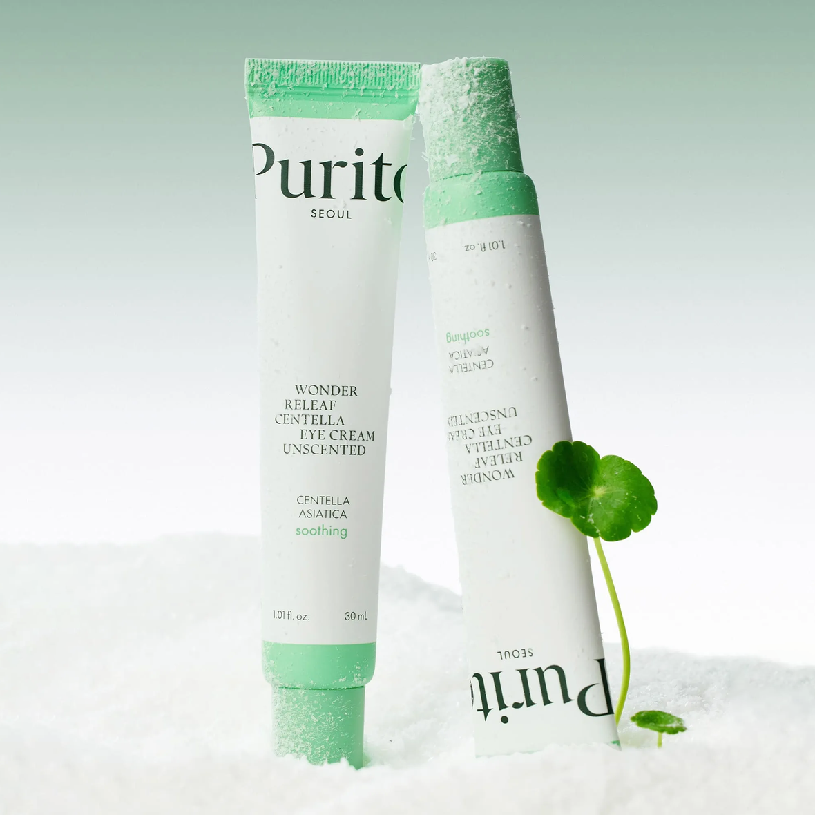 Purito Seoul Wonder Releaf Centella Eye Cream Unscented (Крем для шкіри навколо очей з екстрактом центелли азіатської та пептидами), 30 мл 8809563101023 фото