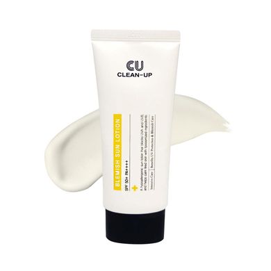 CU SKIN Clean-UP Blemish Sun Lotion SPF50 (Сонцезахисний лосьйон з ліпосомами на стабільних фільтрах), 60 мл 8809207222855 фото