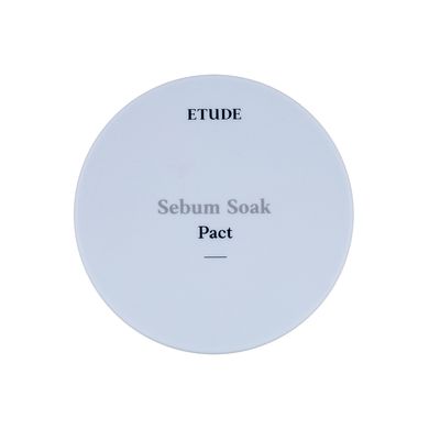 Etude House Sebum Soak Pact (Матуюча компактна пудра для обличчя), 9,5 г 8809820696507 фото