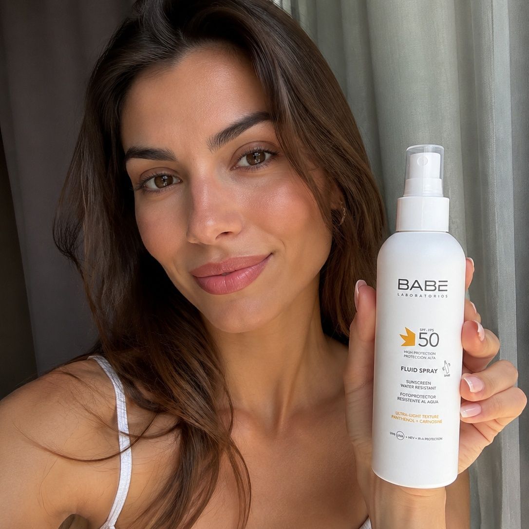 BABE Laboratorios Water-Resistant Sun Protection Body Fluid Spray (Сонцезахисний водостійкий флюїд-спрей для тіла SPF 50), 200 мл 8436571632586 фото