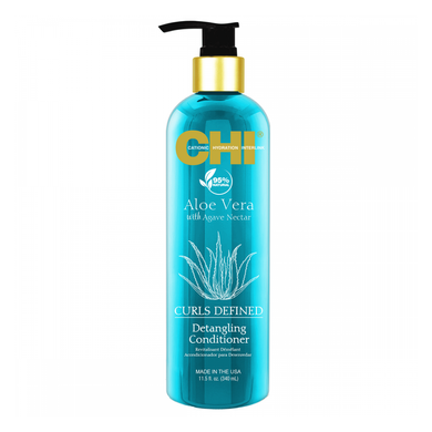 CHI Aloe Vera Detangling Conditioner (Кондиціонер для волосся "Алое вера"), 340 мл 633911811474 фото