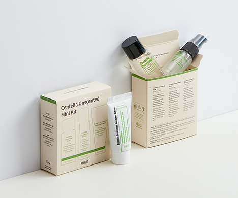 Purito Centella Unscented Mini Kit (Набір мініатюр засобів з центелою), 1 шт 8809563100828 фото