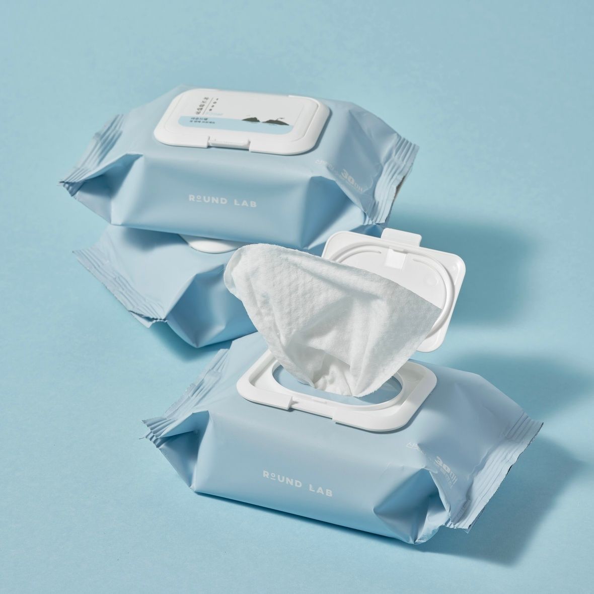 Round Lab 1025 Dokdo Cleansing Tissue (Очищувальні серветки з морською водою), 30 шт 8809738321805 фото