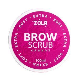 ZOLA Extra Soft Orange Brow Scrub (Скраб для брів), 100 мл 4820227160174 фото
