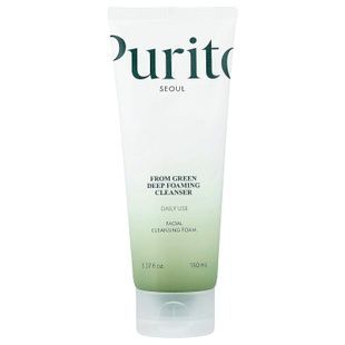 Purito Seoul From Green Deep Foaming Cleanser (Пінка для вмивання із зеленим чаєм), 150 мл 8809563102686 фото