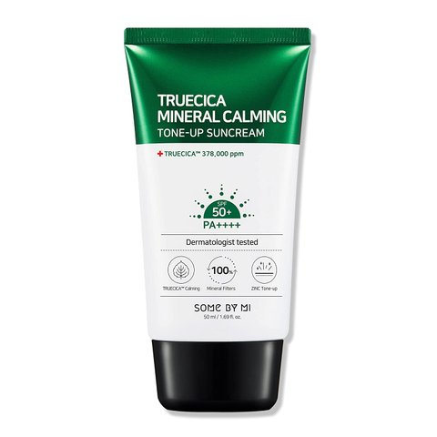 Some By Mi Truecica Mineral 100 Calming Suncream SPF 50 (Сонцезахисний крем), 50 мл 8809647391609 фото