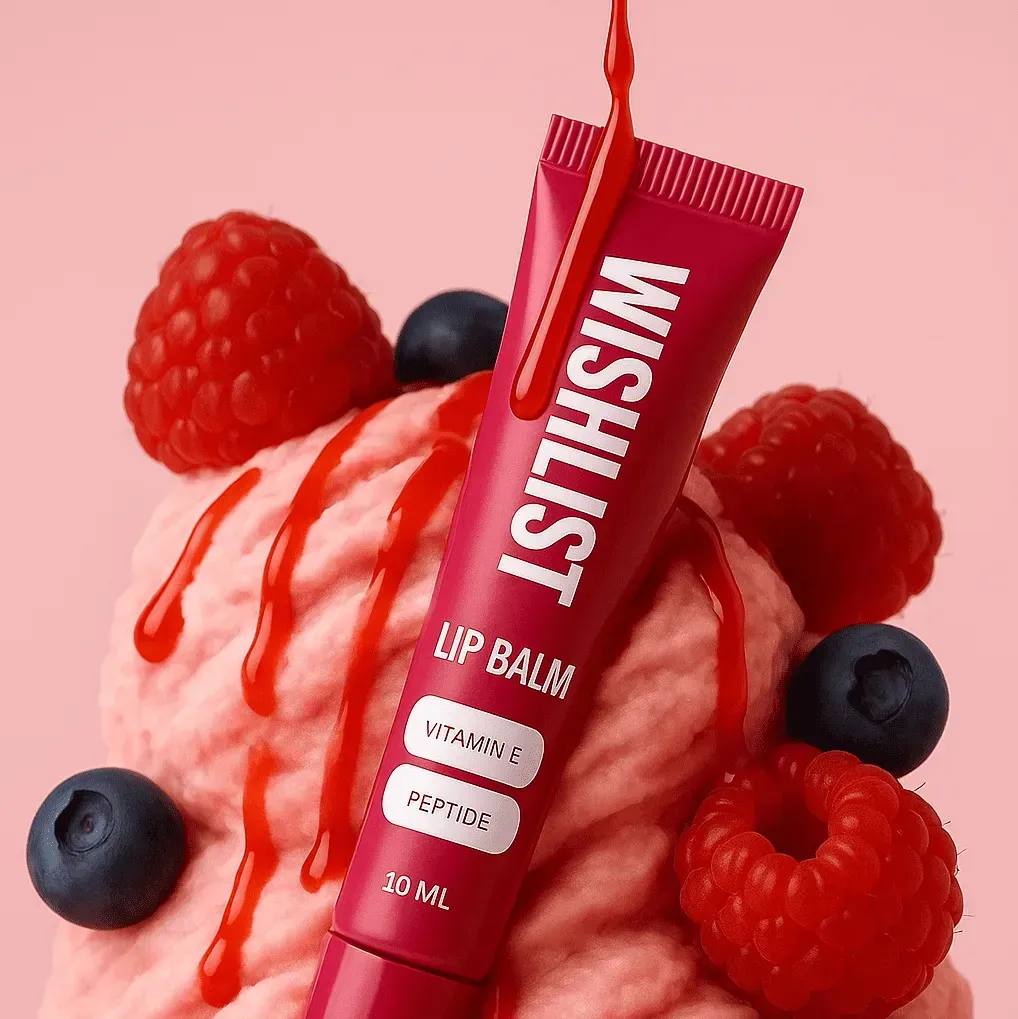 Wishlist Ruby Nectar (Бальзам-блиск для губ + іграшка-брелок "Ягода  достигла"), 10 мл 4823116603110 фото