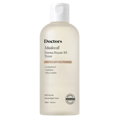 Doctors Madecell Derma Repair B5 Toner (Зволожуючий тонер-есенція з Д-пантенолом), 280 мл 8809496205072 фото