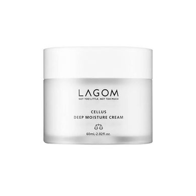 Lagom Cellus Deep Moisture Cream (Глибоко зволожуючий крем для обличчя), 60 мл 8809450980861 фото