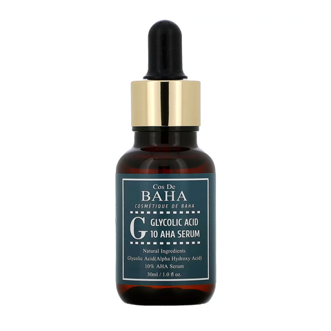 Cos De Baha 10% Glycolic Acid 10 AHA Serum (Гліколева сироватка для обличчя), 30 мл  8809240317839 фото