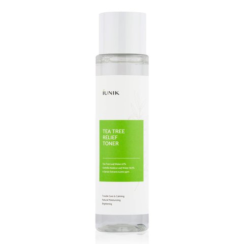 Iunik Tea Tree Relief Toner (Заспокійливий тонер з чайним деревом), 200 мл 8809728080194 фото